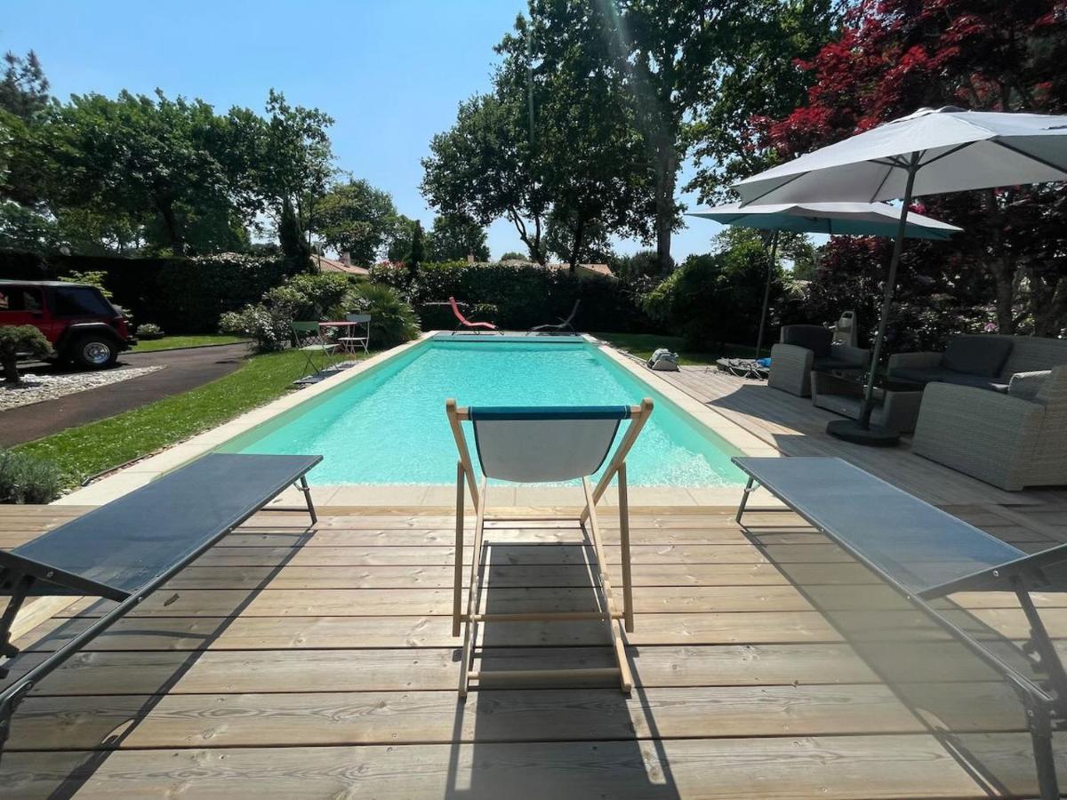 Villa Avec Piscine Andernos Les Bains Exterior foto