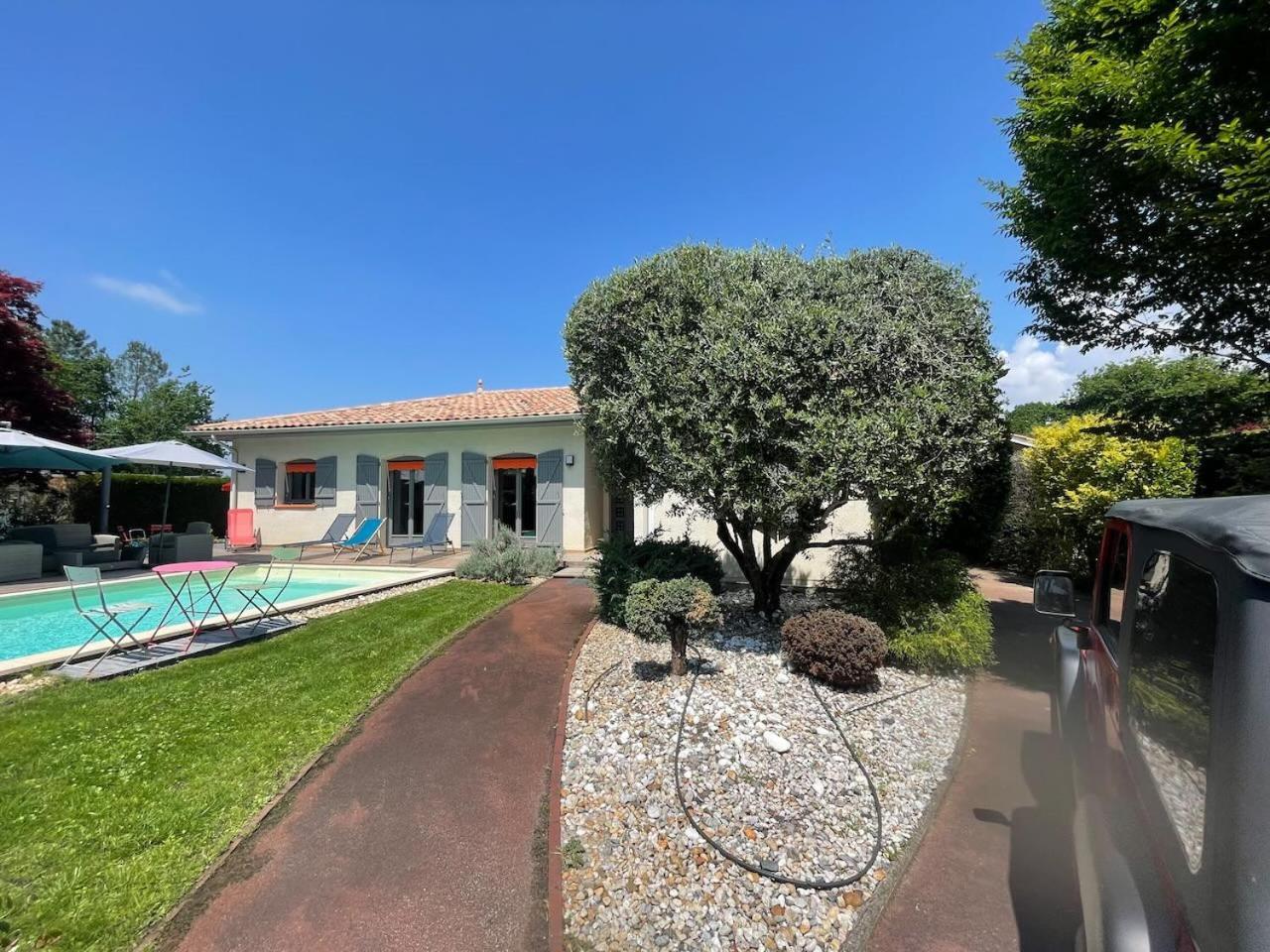 Villa Avec Piscine Andernos Les Bains Exterior foto