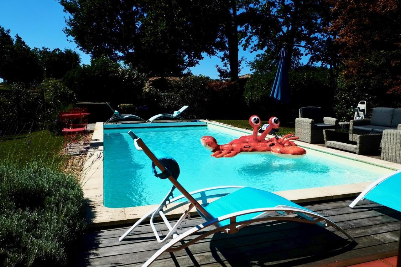 Villa Avec Piscine Andernos Les Bains Exterior foto